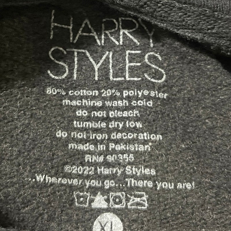 Harry Styles Love On Tour Flowers Print 2022 Men Hoodie Hooded Sweatshirt Top XL - Image 4