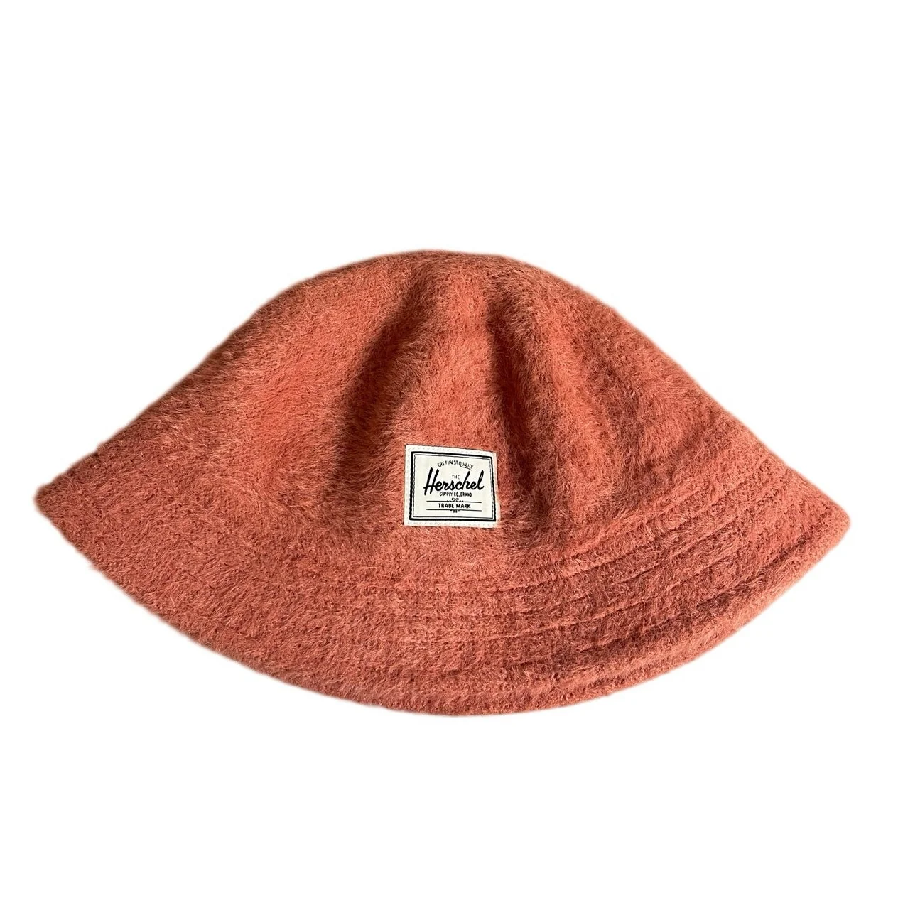 Herschel Supply Co. Henderson Women's Orange Plush Winter Snow Bucket Hat S/M - Image 3