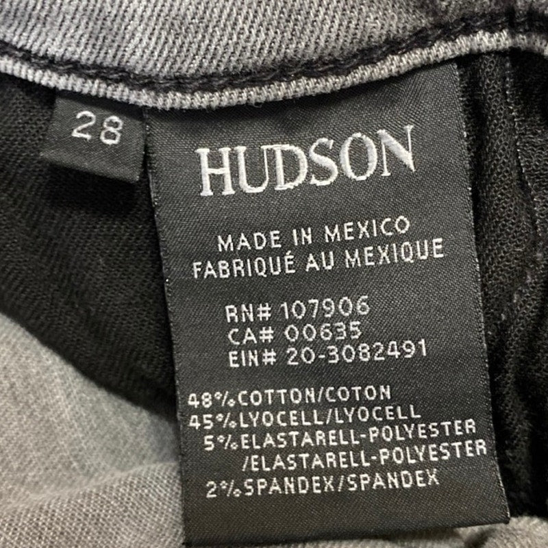 Hudson Mid Rise Natalie Women's Gray Washed Super Skinny Denim Jeans Size 28 - Image 5