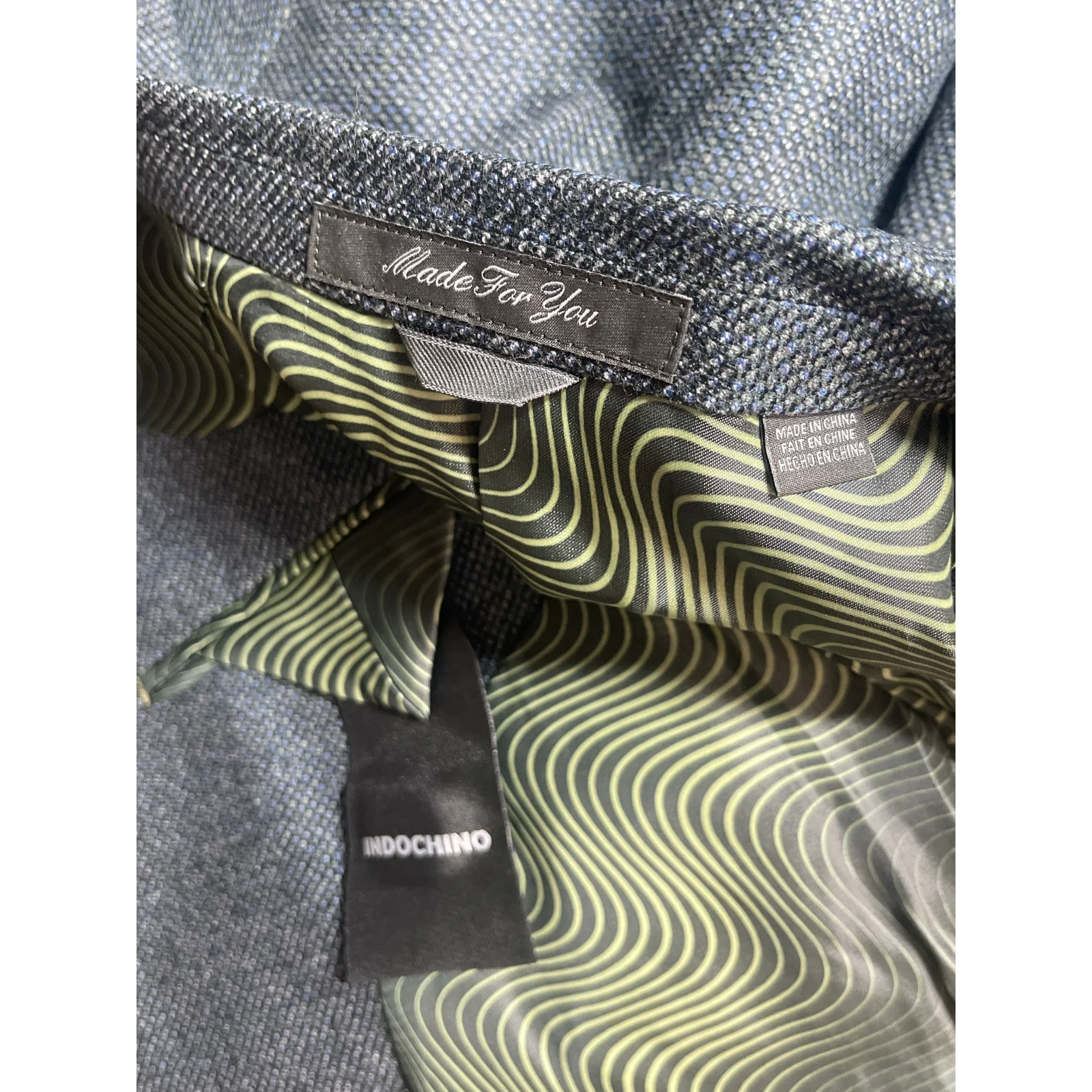 Indochino Men's Dark Gray Blazer Sport Coat Trousers Suit Jacket 2 Piece Set - Image 10