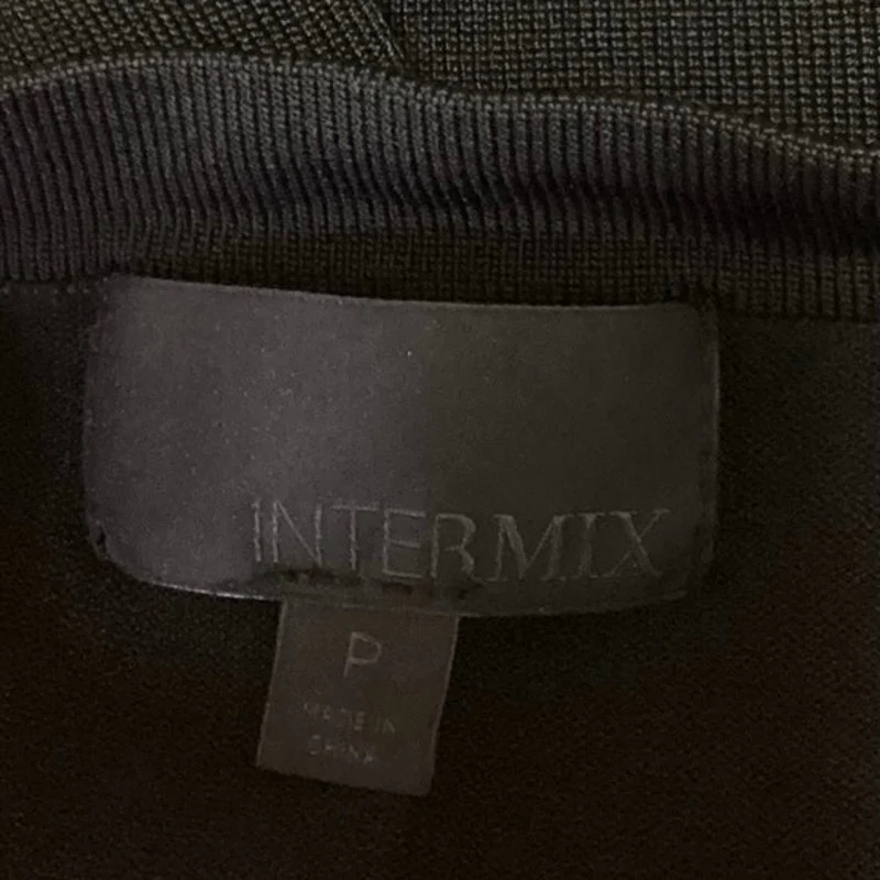 Intermix Women's Black Crew Neck Sleeveless Pullover Sports Blouse Top Size S - Image 3