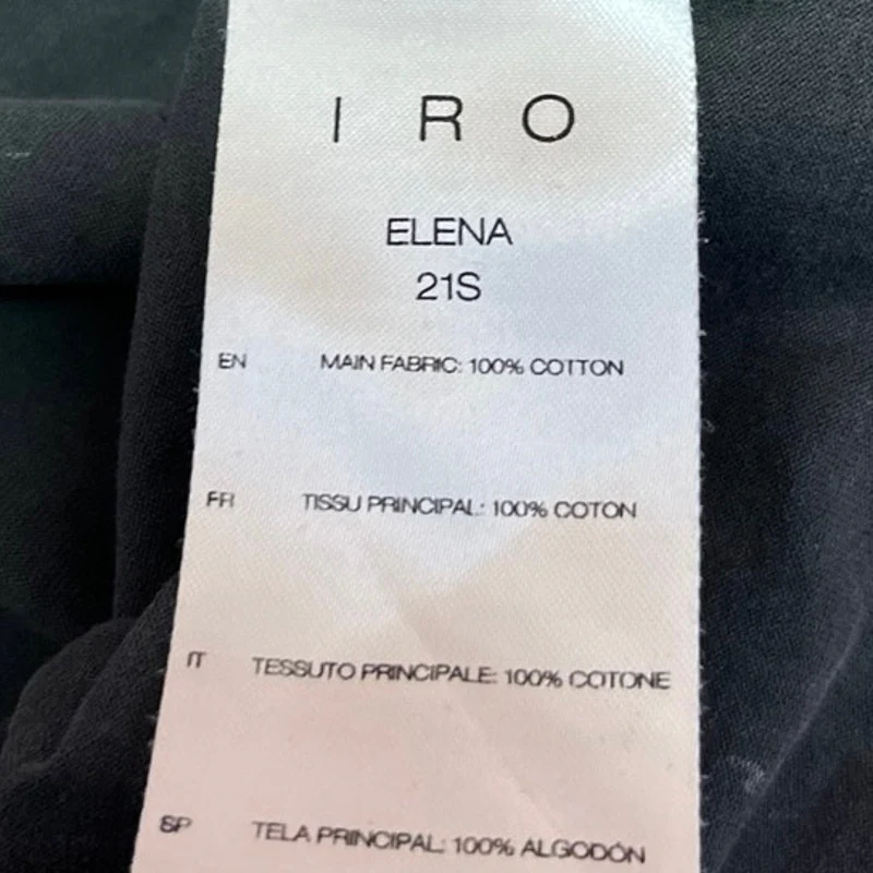 IRO Elena Women's Gray Sleeveless Crew Neck Muscle Tee Shirt Tank Top Size S - Image 5