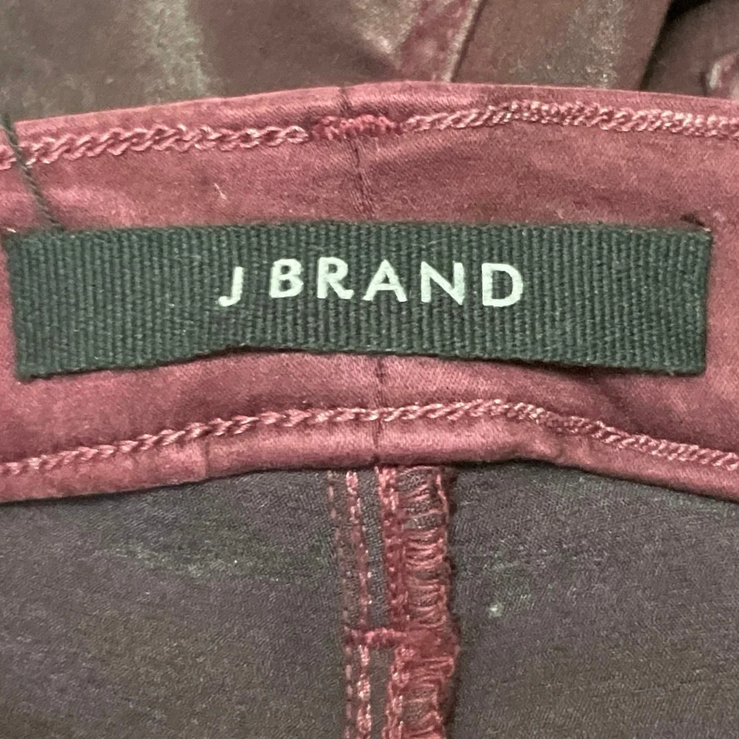J Brand Maria Purple Faux Leather Metallic Skinny Leg Jeans Trousers Pants Sz S - Image 4