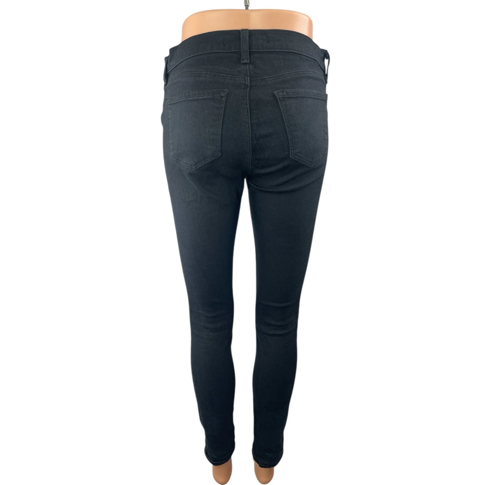 J Brand Women's Black Low Rise Slim Fit Stretch Skinny Leg Denim Jeans Pants 25 - Image 2
