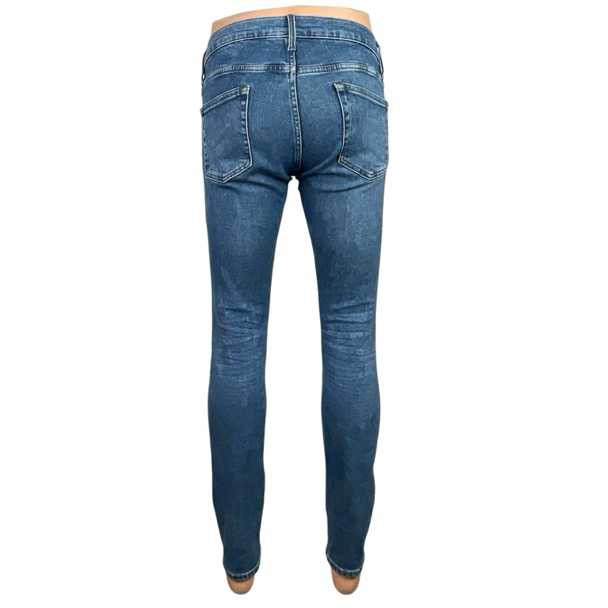 J.Crew 484 Men's Blue Mid Rise Stretch Slim Fit Skinny Denim Jeans Size 28x32 - Image 3