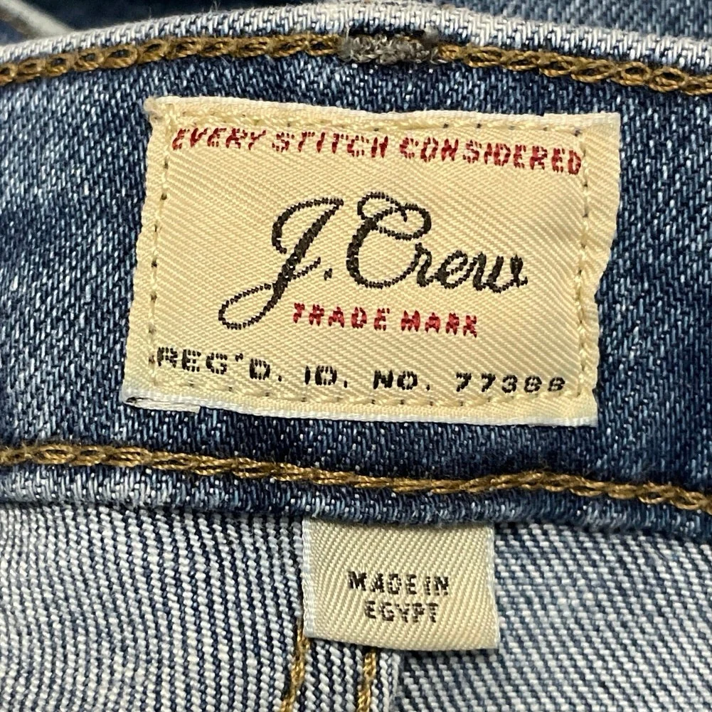J.Crew 484 Men's Blue Mid Rise Stretch Slim Fit Skinny Denim Jeans Size 28x32 - Image 5