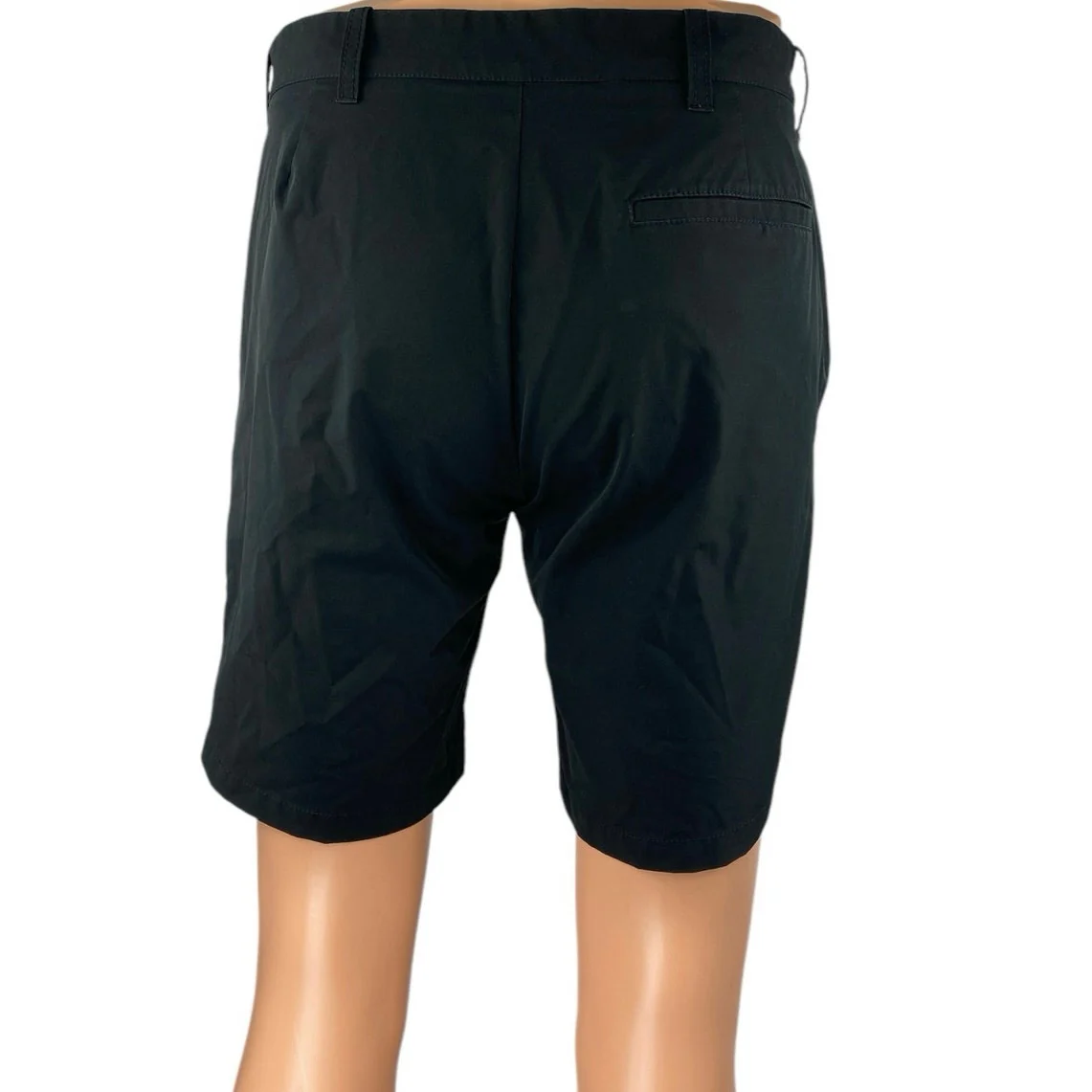 J.Crew 9" Inseam Men's Black High Waist Button Zip Casual Twill Chino Shorts 30 - Image 3