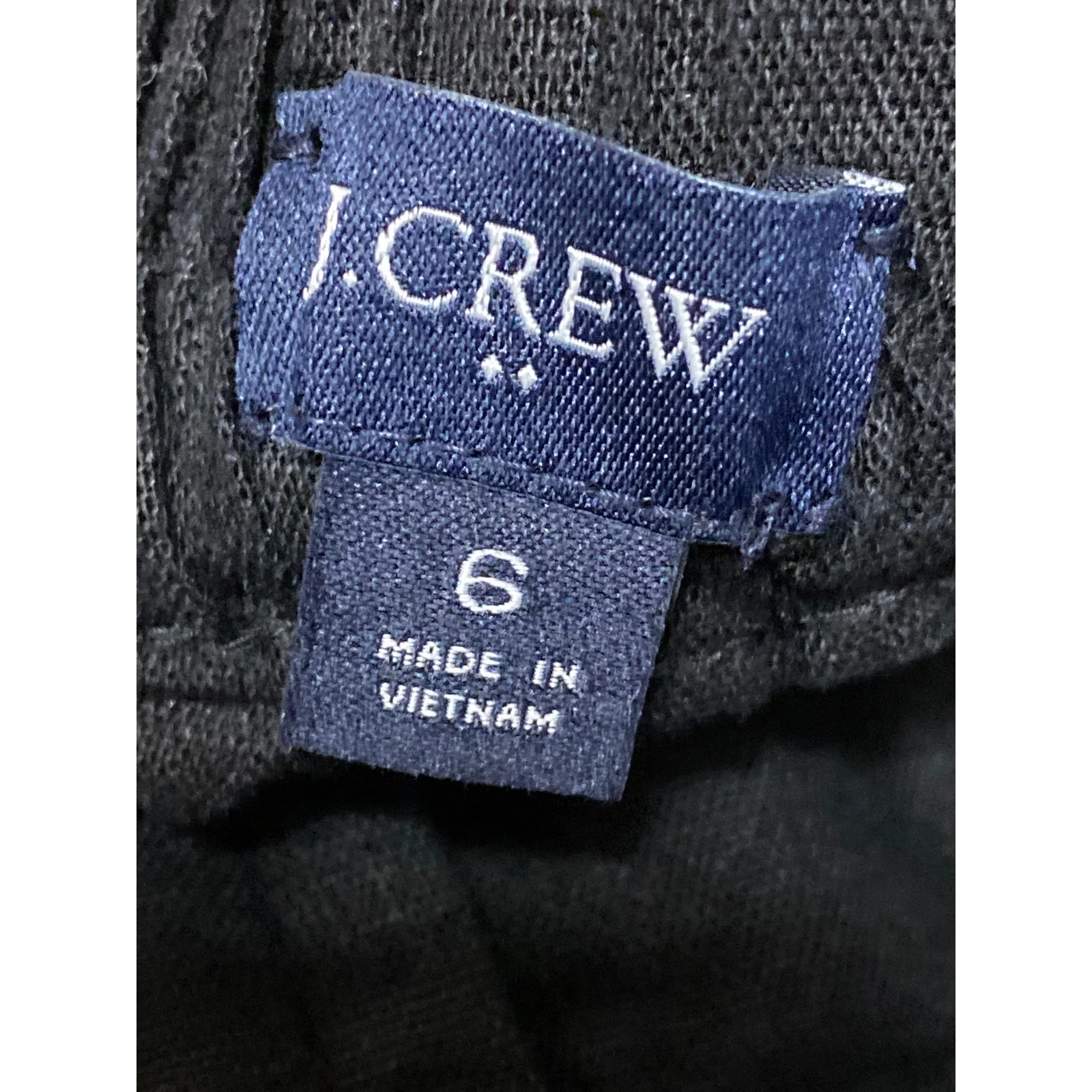 J.Crew Black Linen Pleated High Rise Casual Lounge Wide Leg Summer Shorts Size 6 - Image 5