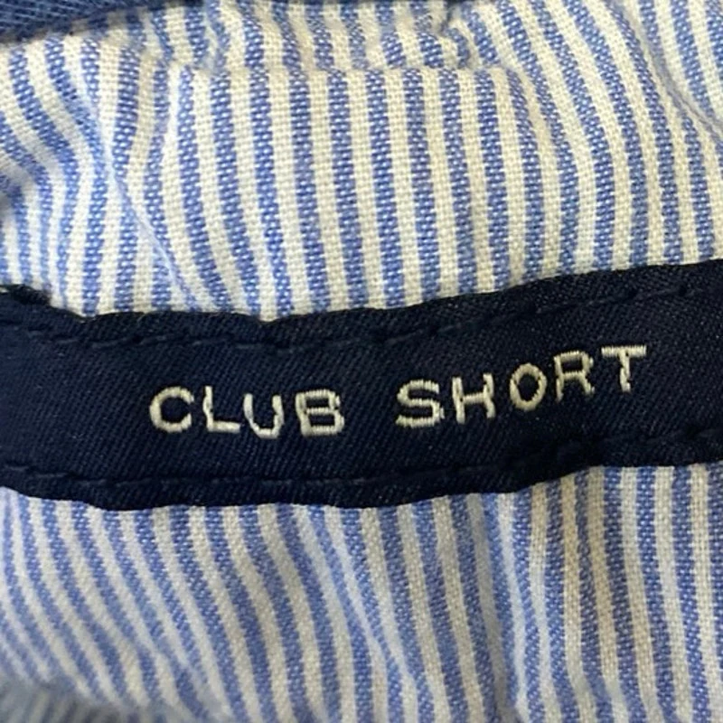 J.Crew Club Men's Blue Plaid Straight Bermuda Golf Chino Khaki Shorts Size 30 - Image 6