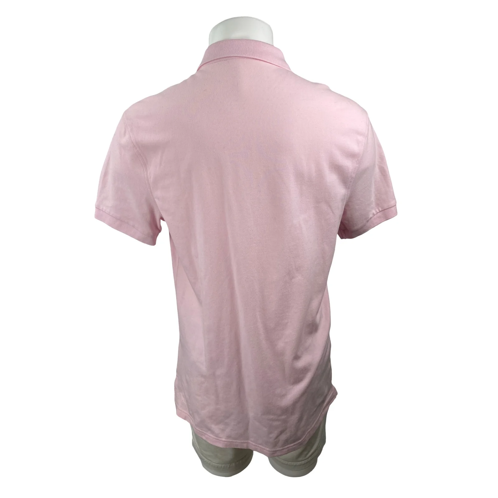 J.Crew Flex Pique Men's Pink Short Sleeve Golf Casual Polo Shirt Top Size L - Image 4
