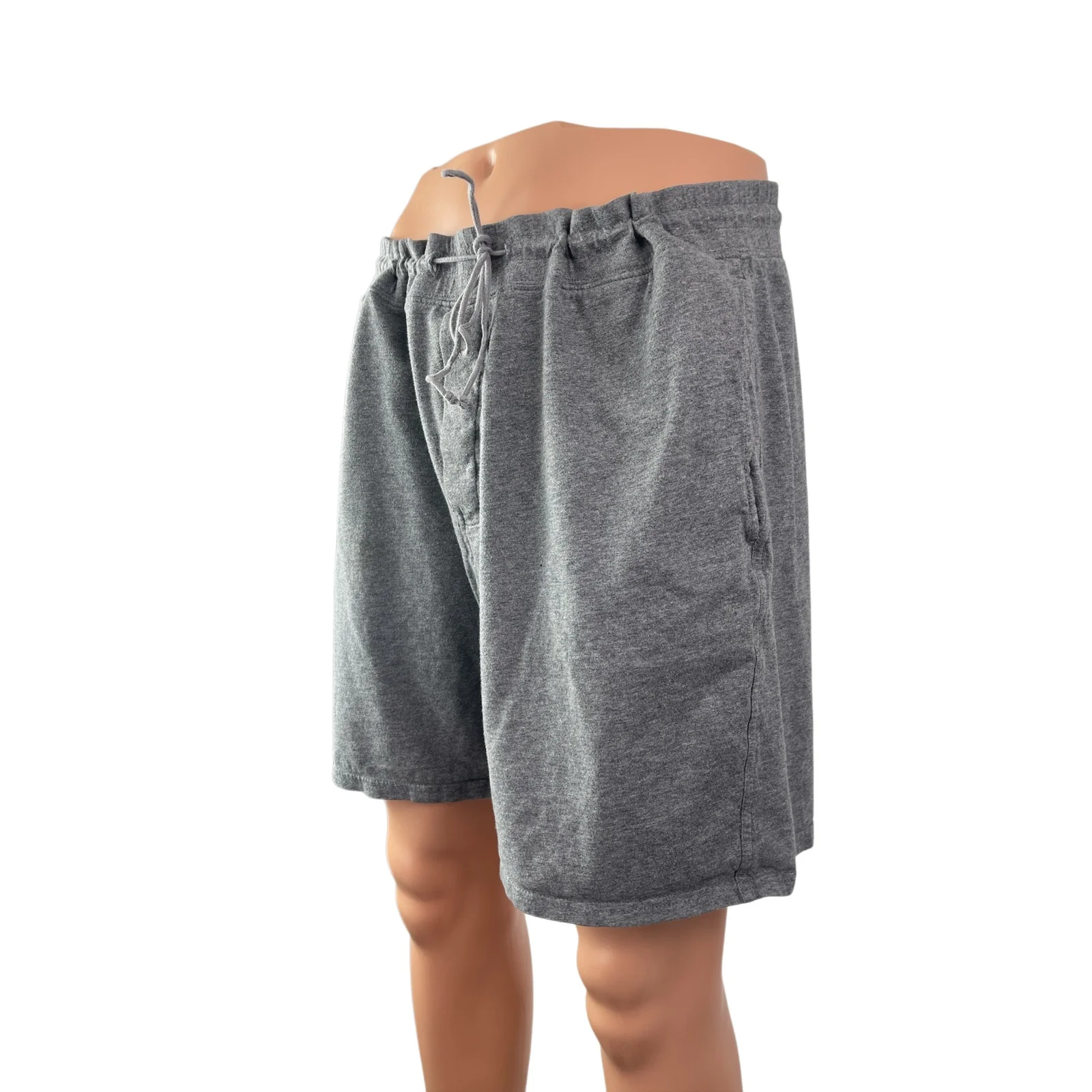 J.Crew Men's Gray High Rise Yoga Sports Athletic Activewear Sweat Shorts Sz M/L - Image 3