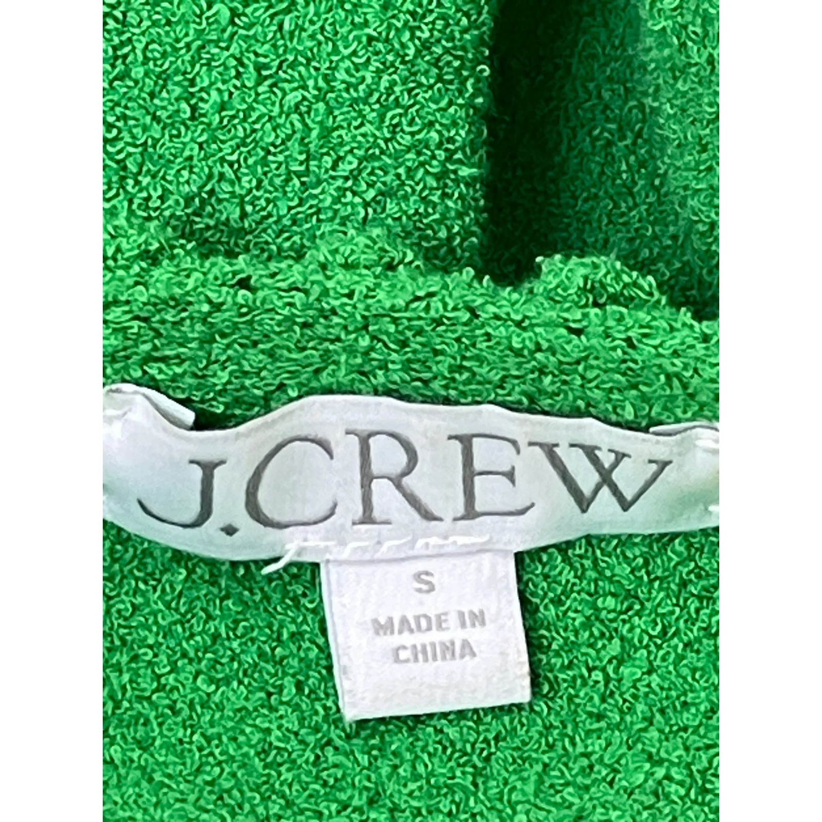 J.Crew Odette Green Button Long Sleeve Pockets Crop Cardigan Sweater Jacket Sz S - Image 3
