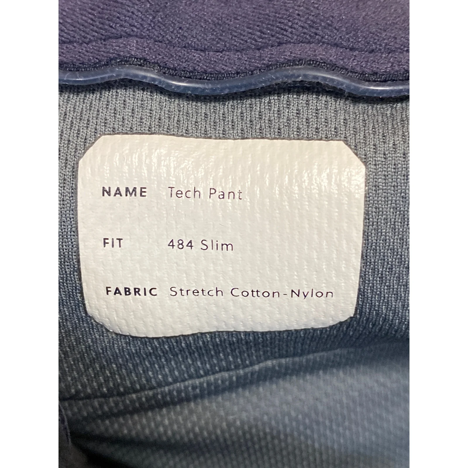 J.Crew Tech Men's Black High Rise Slim Tapered Casual Chino Trousers Pants Sz 33 - Image 4