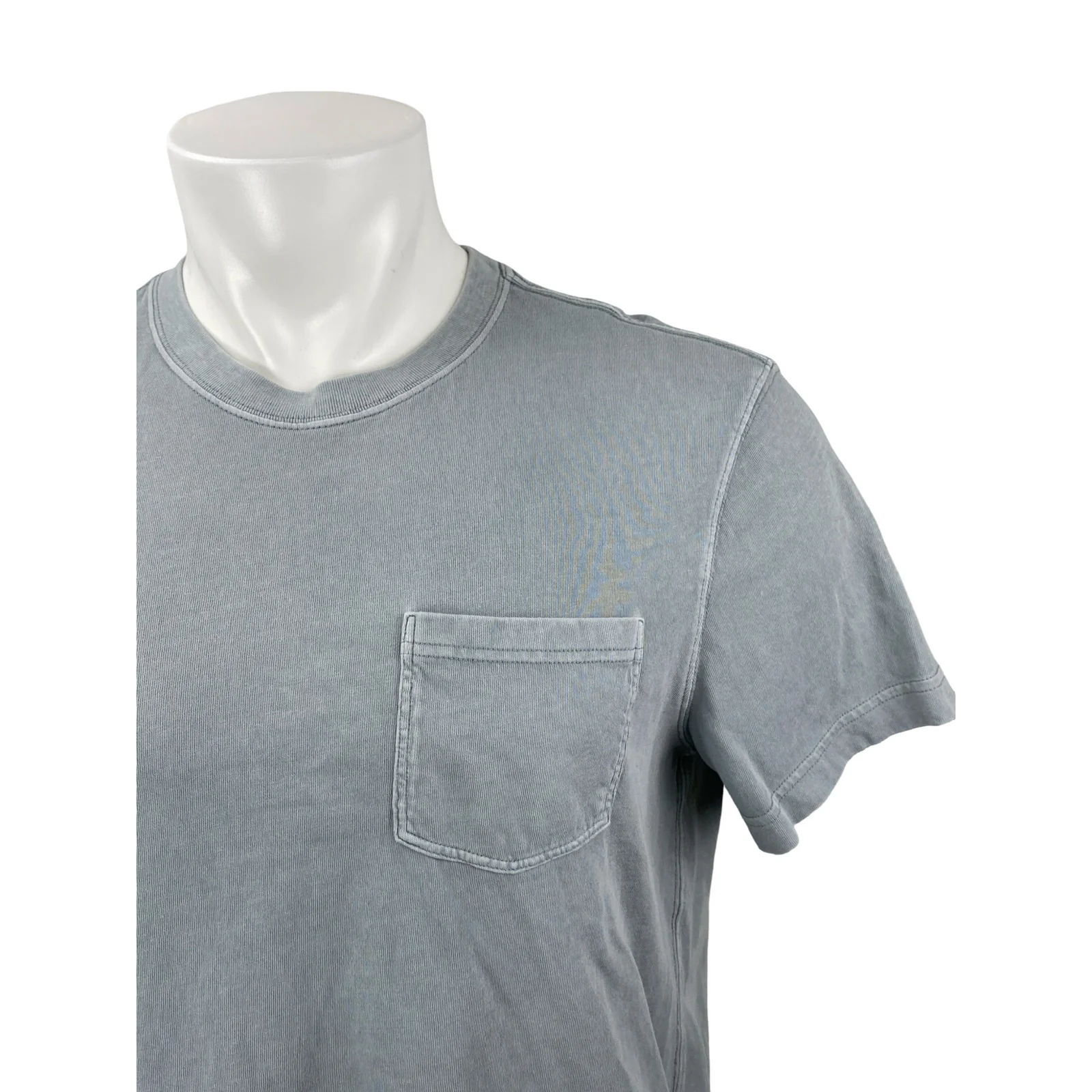 J.Crew Vintage Jersey Men's Blue Pocket Short Sleeve Crewneck T Shirt Tee Top M - Image 3