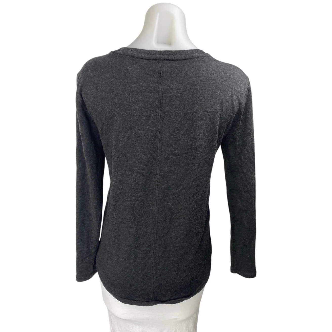 J.Crew Women's Black Crewneck Long Sleeve Pullover Knit Sweatshirt Sweater Top M - Image 2