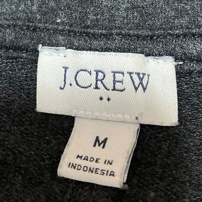 J.Crew Women's Black Crewneck Long Sleeve Pullover Knit Sweatshirt Sweater Top M - Image 3