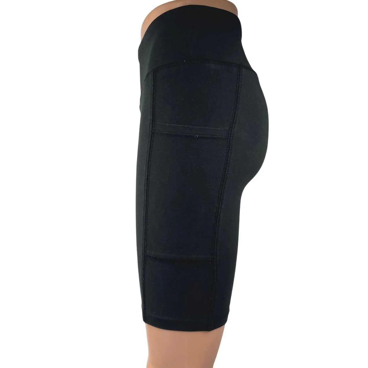 J.Crew Women's Black Stretch Yoga Workout Running Athletic Biker Shorts Size S - Image 2