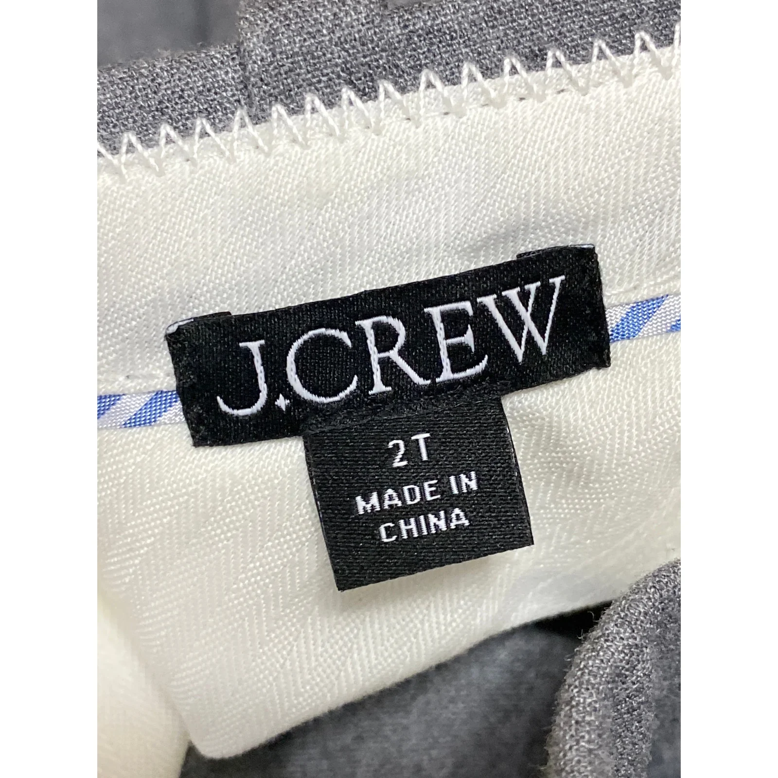 J.Crew Women's Gray High Waisted Straight Skinny Leg Trousers Dress Pants Size 2 - Image 3