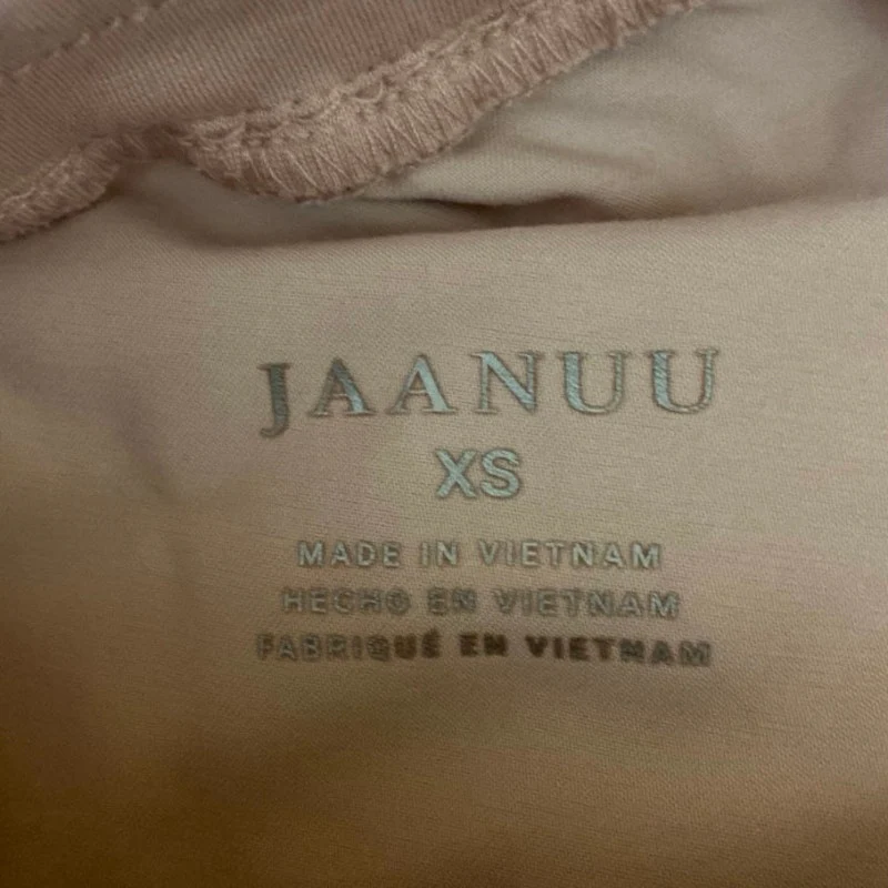 Jaanuu Women's Pink Drawstring High Waisted Jogger Medical Scrub Pants Size XS - Image 4