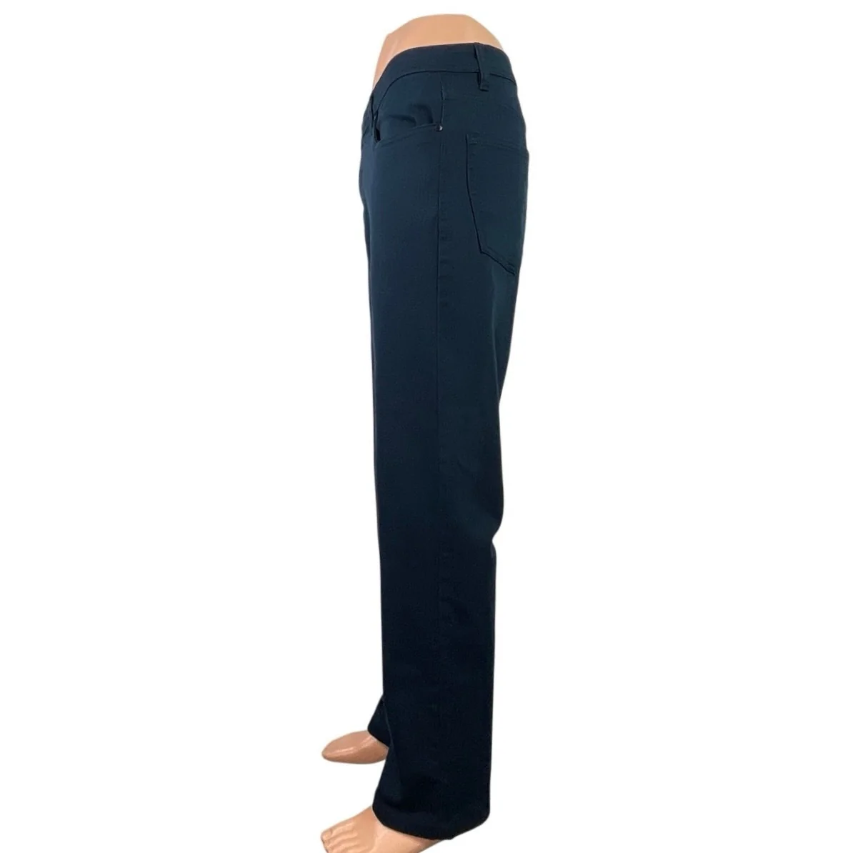 Jachs Men's Blue Mid Rise Slim Fit Straight Leg Stretch Denim Jeans Size 36x34 - Image 2