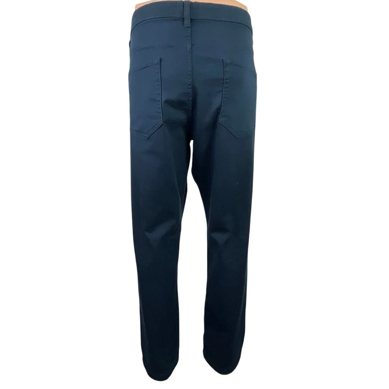 Jachs Men's Blue Mid Rise Slim Fit Straight Leg Stretch Denim Jeans Size 36x34 - Image 3