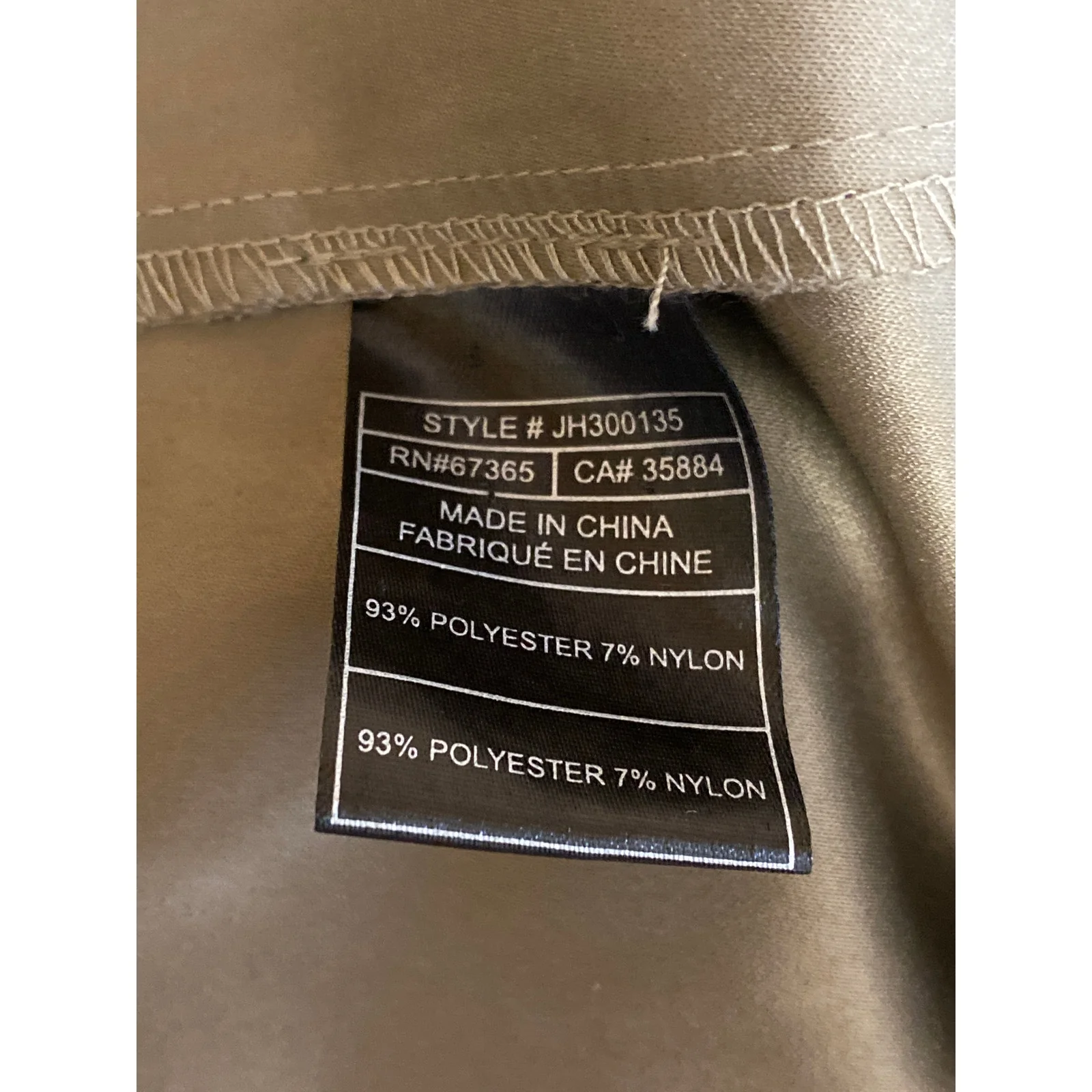 Jack Women's Tan Long Sleeve Double Breasted Longline Trench Coat Jacket Size M - Image 4