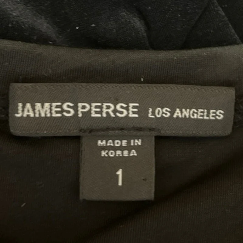 James Perse Black Velvet Velour Sleeveless Cami Camisole Shirt Tank Top Size 1 - Image 3