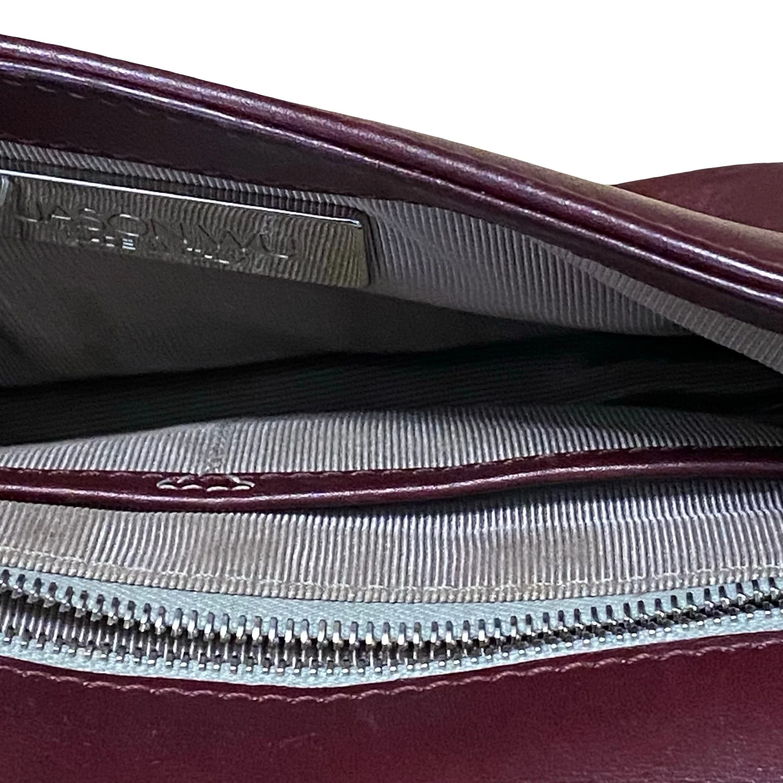 Jason Wu Burgundy Red Leather Crossbody Shoulder Flap Satchel Purse Handbag OS - Image 5