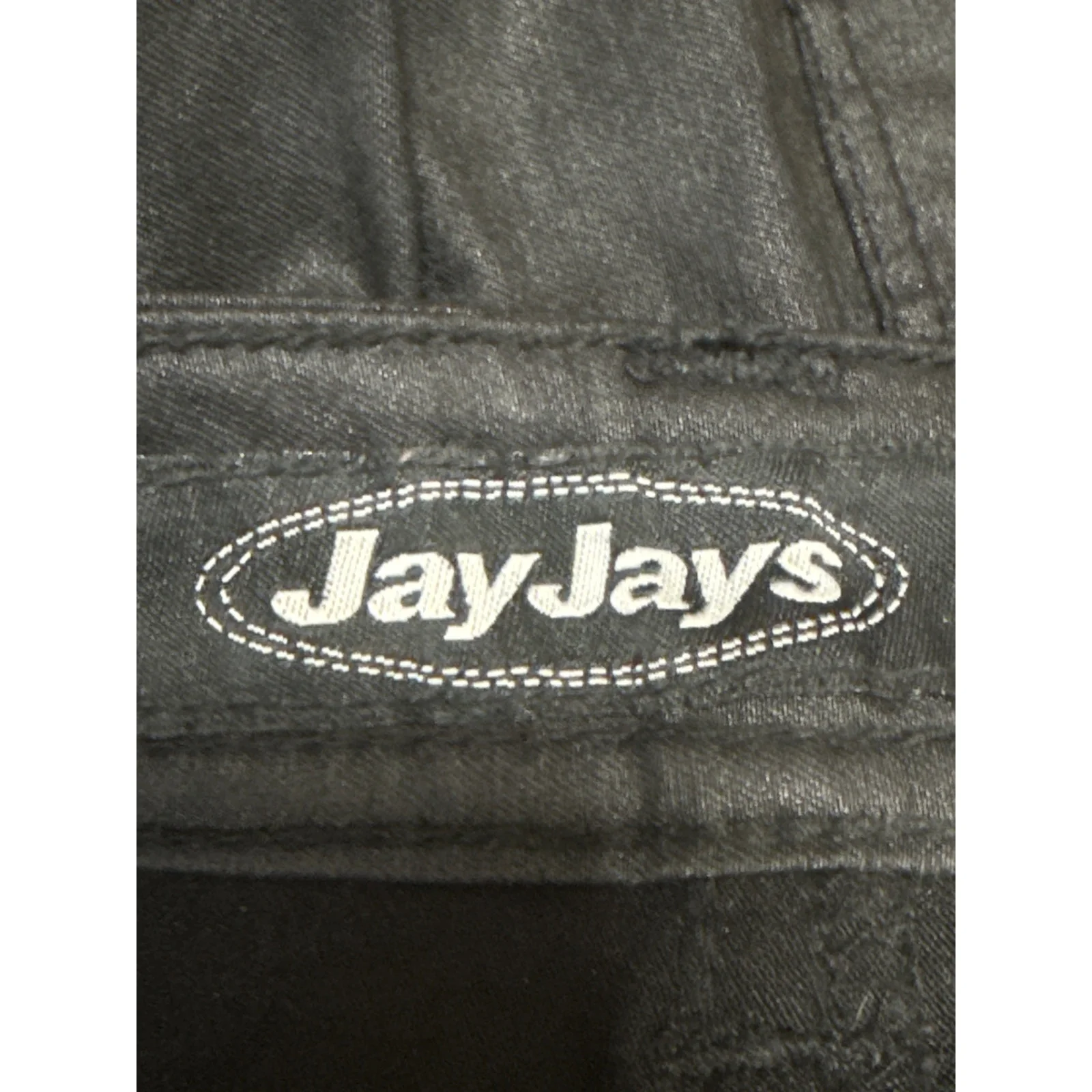JayJays Women's Black Mid Rise Stretch Casual Slim Skinny Trousers Pants Size 8 - Image 4