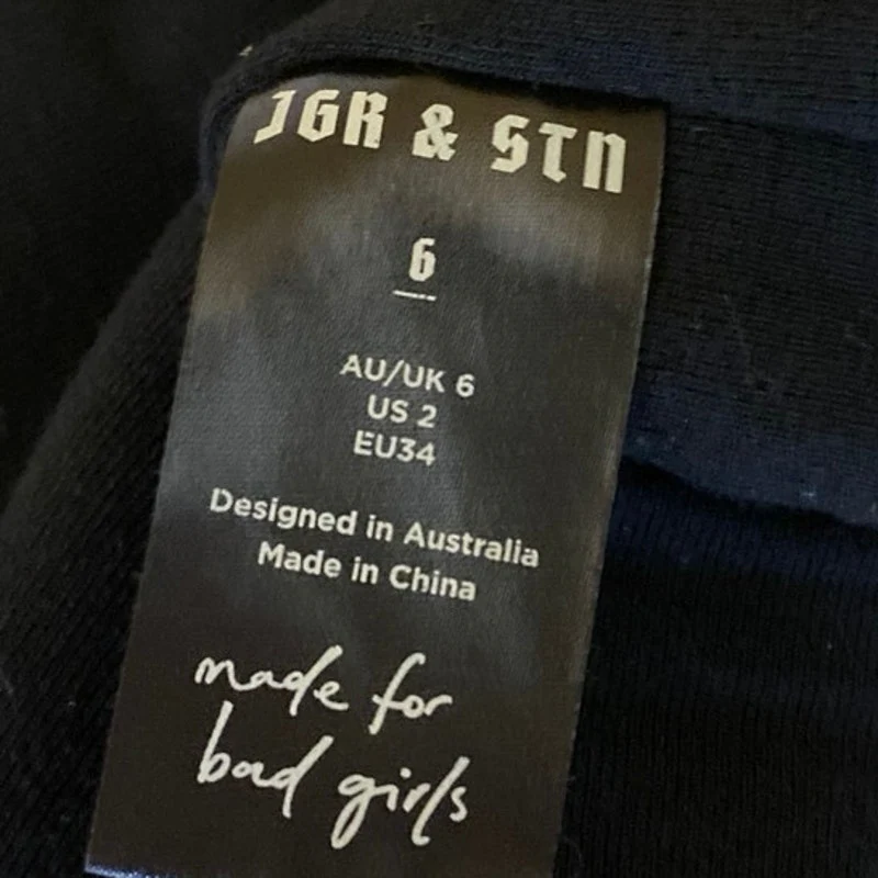 JGR & STN Black Sleeveless One Shoulder Cut Out Slit Maxi Bodycon Dress Size 2 - Image 5