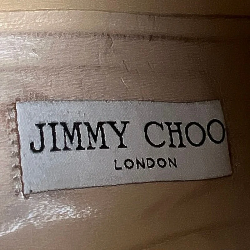 Jimmy Choo Method 65 Women's Black Leather Zipper Buckle Ankle Boots Size 5.5 - Image 7