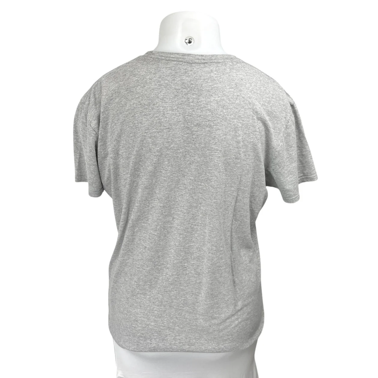 JME Collective Gray Knit Short Sleeve Crew Neck Graphic Tee T-Shirt Top Size L - Image 2