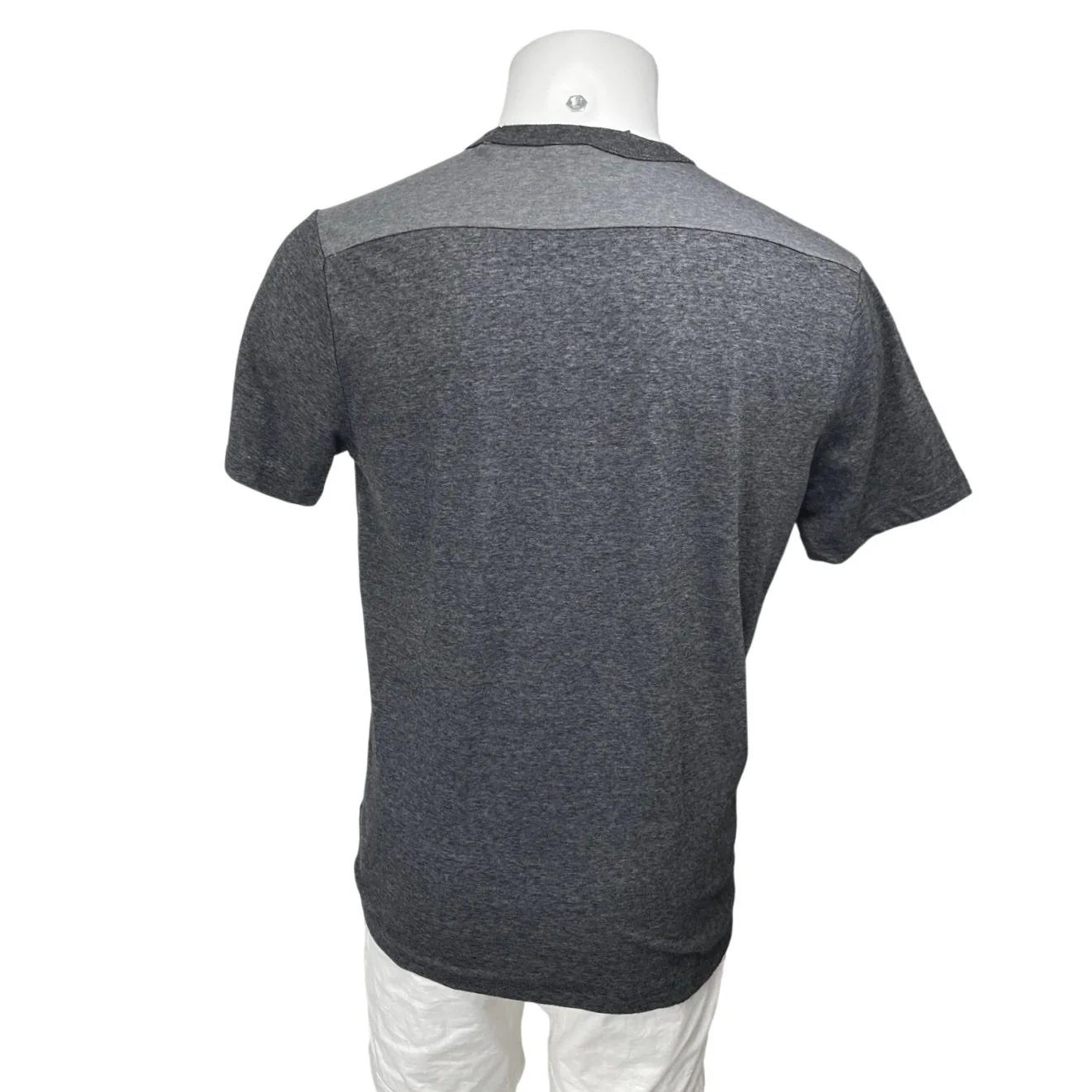 Joe's Men's Gray Colorblock Heather Short Sleeve V Neck T Shirt Tee Top Size L - Image 2