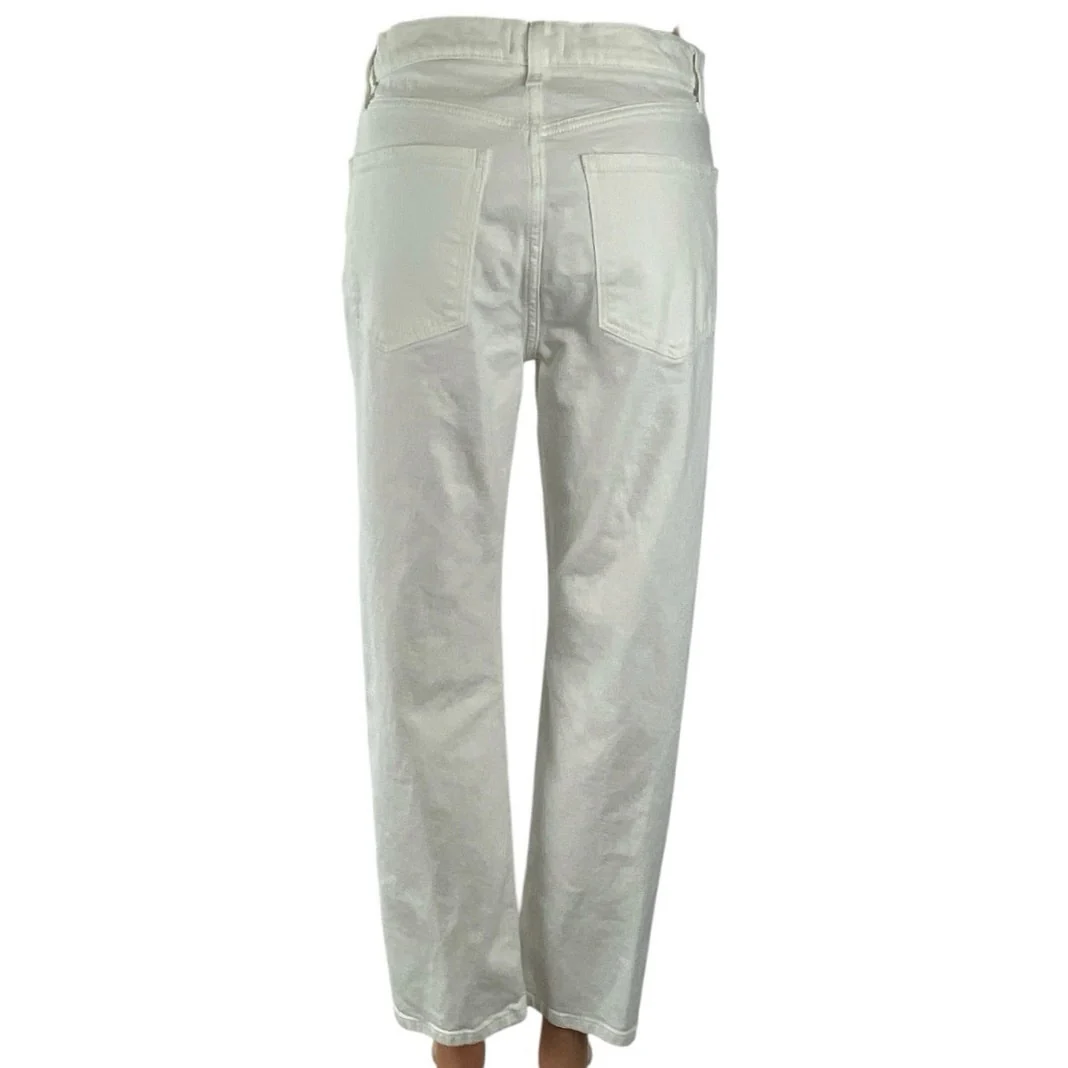 Joe's The Margot Slim Women's White High Rise Straight Ankle Denim Jeans Size 28 - Image 3