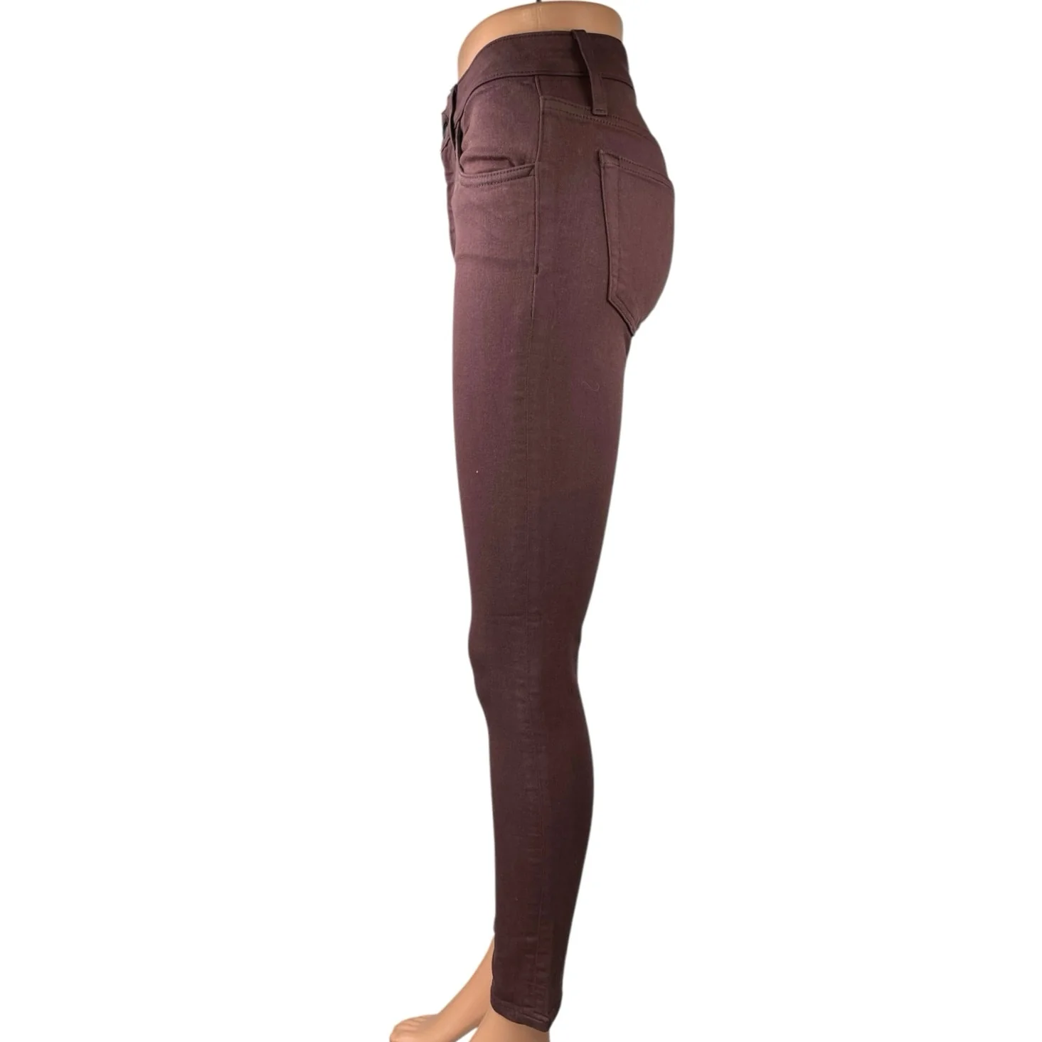 Joe's Women's Purple Skinny Mid Rise Stretch Crop Ankle Denim Jeans Pants Sz 25 - Image 2
