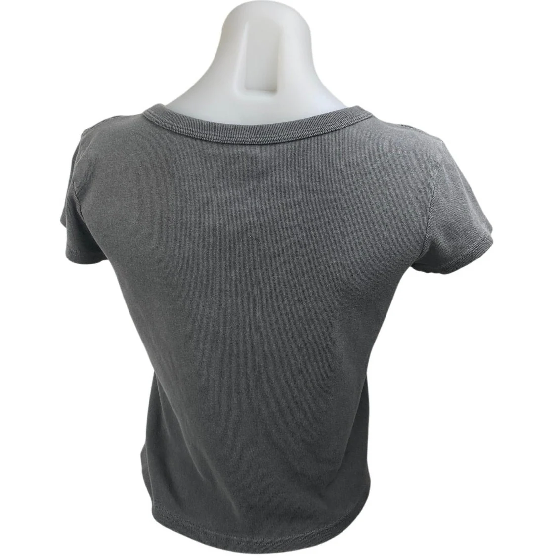 John Galt Nashville Skeleton Women's Gray Short Sleeve Graphic Tee T-shirt Top S - Image 2