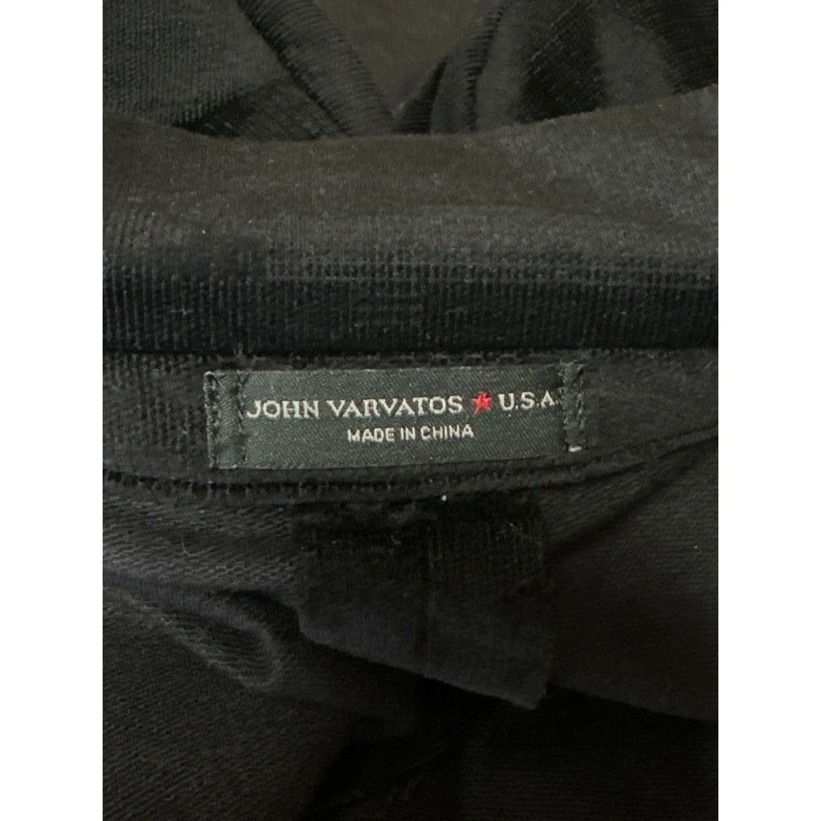 John Varvatos Men's Black Notch Collar Long Sleeve Blazer Coat Jacket One Size - Image 3