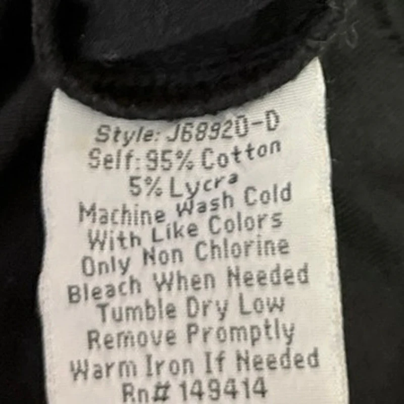 Johnny Was Anzia Black Floral Embroidered Mid Rise Skinny Leg Leggings Pants XS - Image 6
