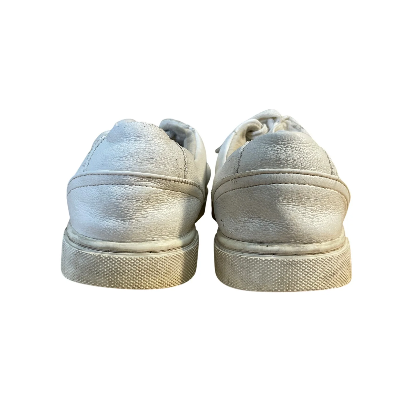 Joie Harvard Women's All White Lace Up Vegan Leather Sneakers Shoes Size 8.5M - Image 3