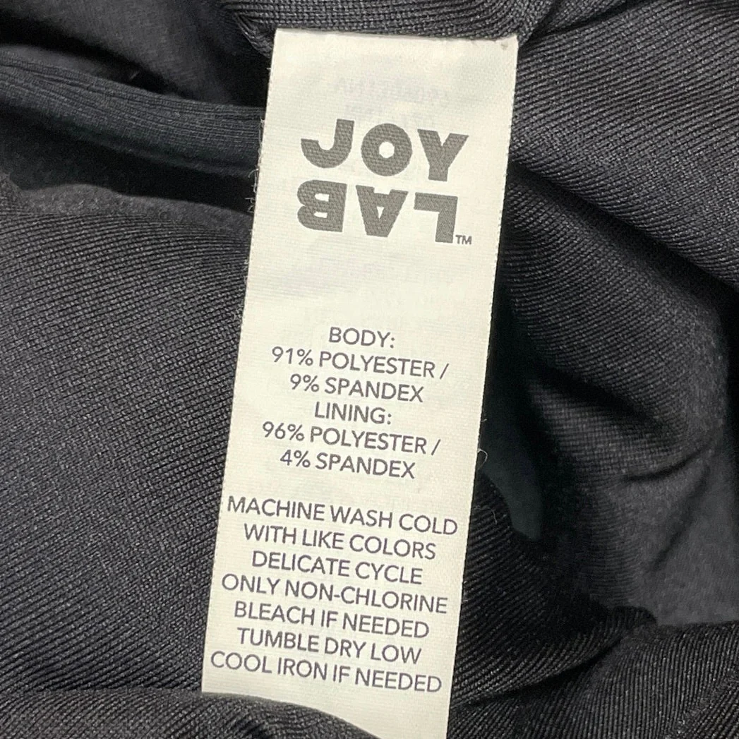 Joy Lab Women's Black Asymmetric Zip Long sleeve Moto Biker Coat Jacket Size XS - Image 5