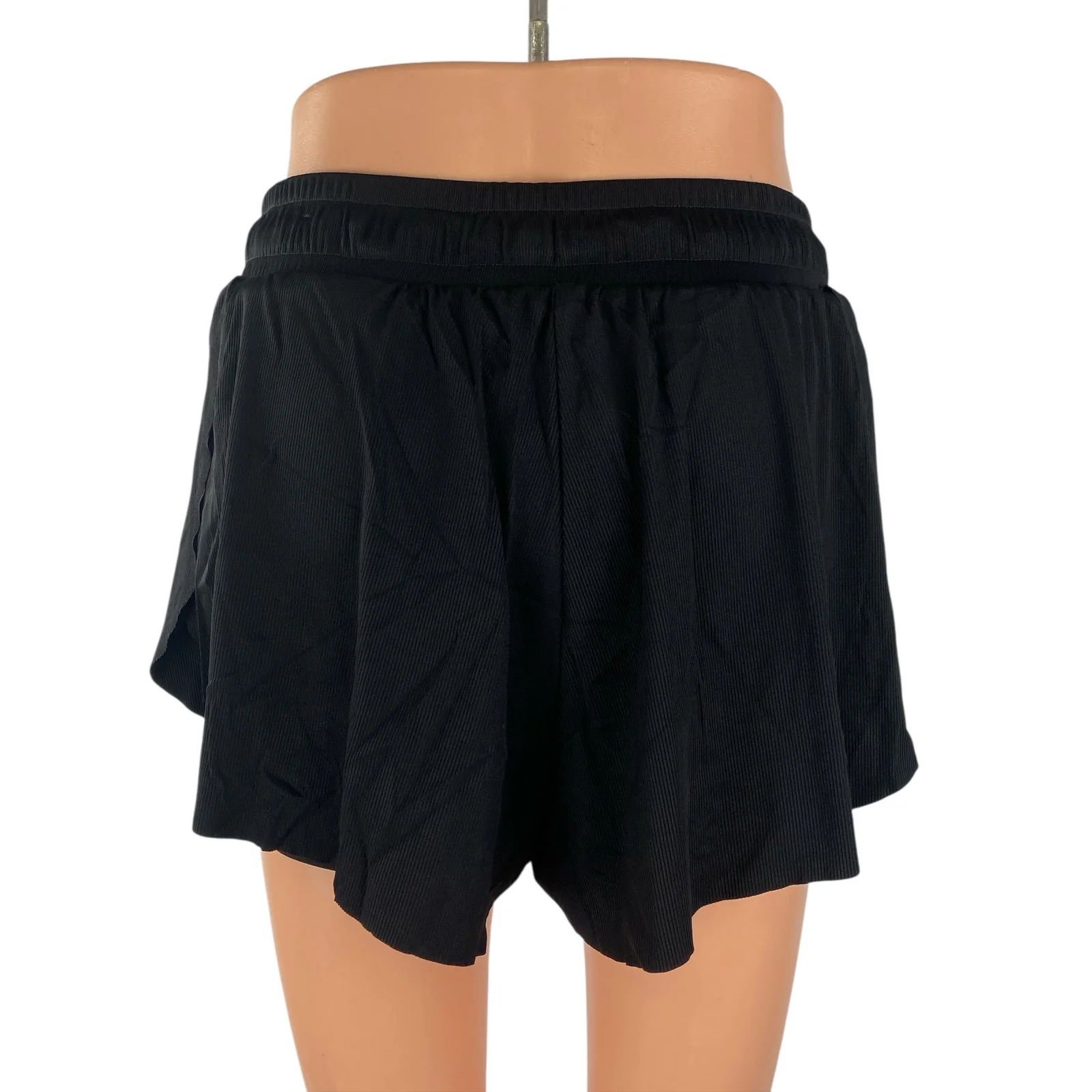Joy Lab Women's Black High Waisted Yoga Running Workout Athletic Shorts Size S - Image 4