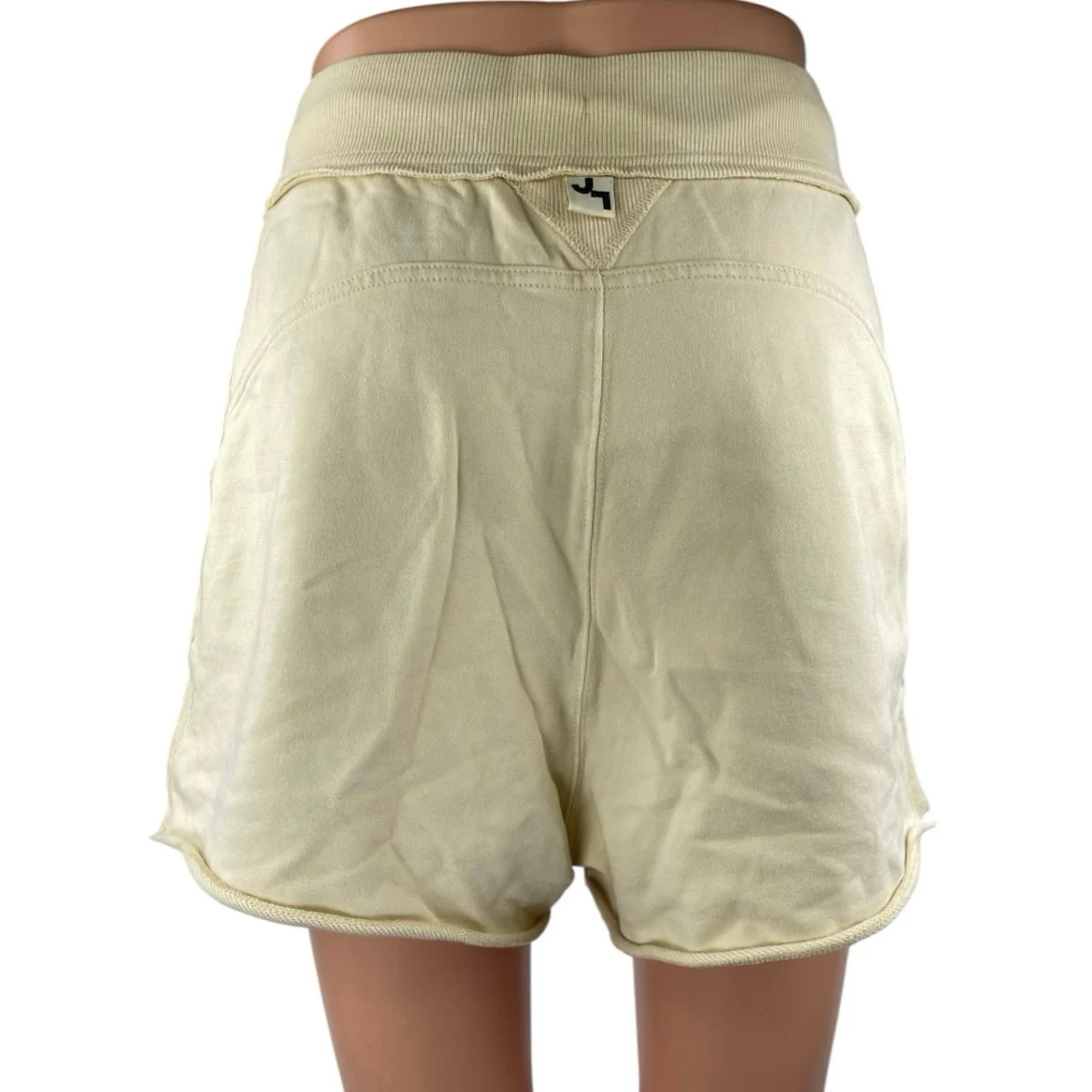 JoyLab Women's Yellow Drawstring High Waisted Workout Athletic Shorts Size M - Image 3