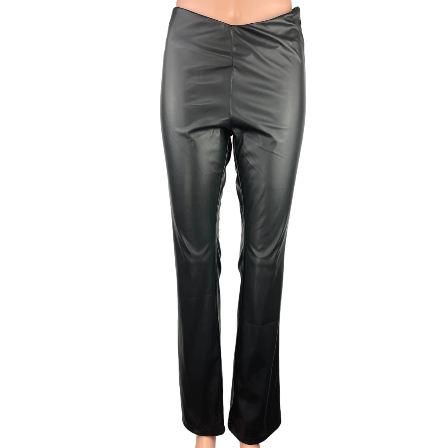 Julianna Bartolotta $178 Vegan Leather Cinched Pants