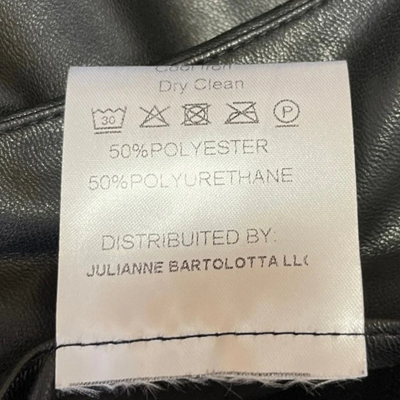 Julianna Bartolotta $178 Vegan Leather Cinched Pants - Image 16