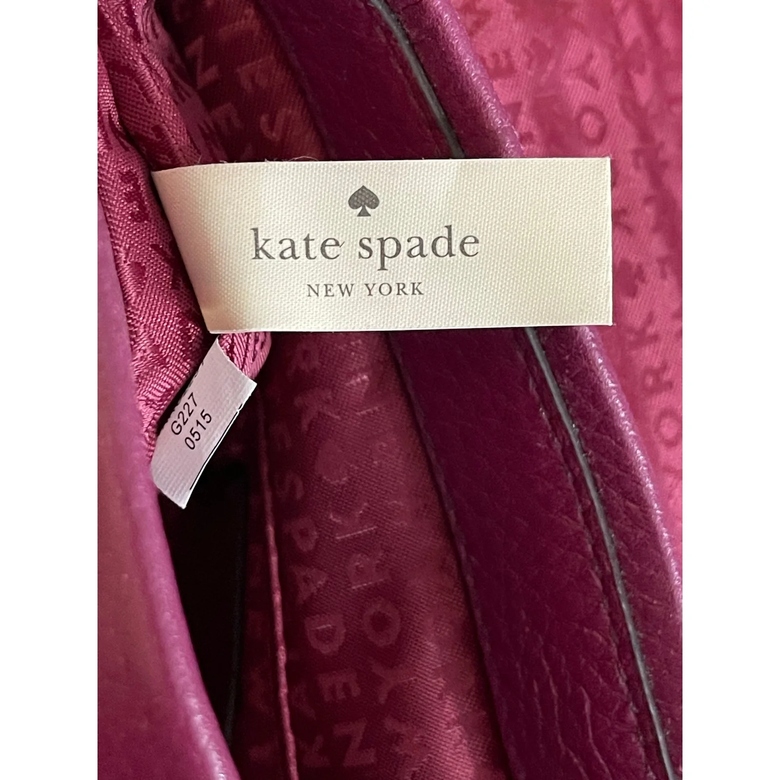 Kate Spade Astor Court Naomi Quilted Chain Purple Magenta Leather Crossbody Bag - Image 11
