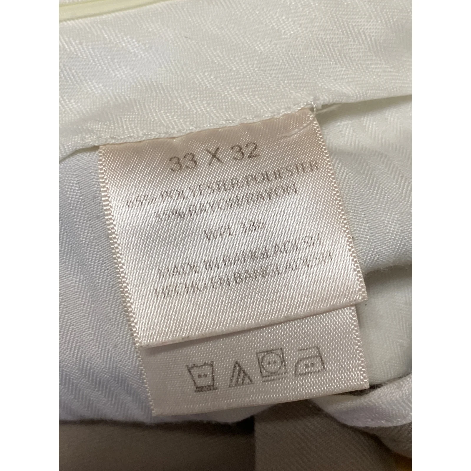 Kenneth Cole Men's Brown Pleated Straight Chino Khaki Trousers Dress Pants 33x32 - Image 4