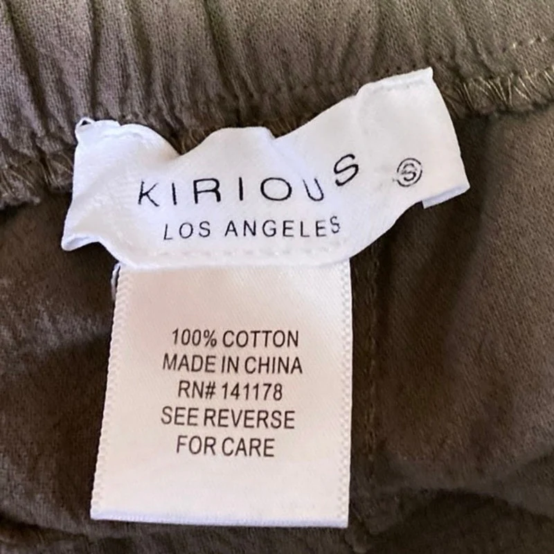 Kirious Brown High Rise Button Zip Slit Maxi Cargo Straight Pencil Skirt Size S - Image 4