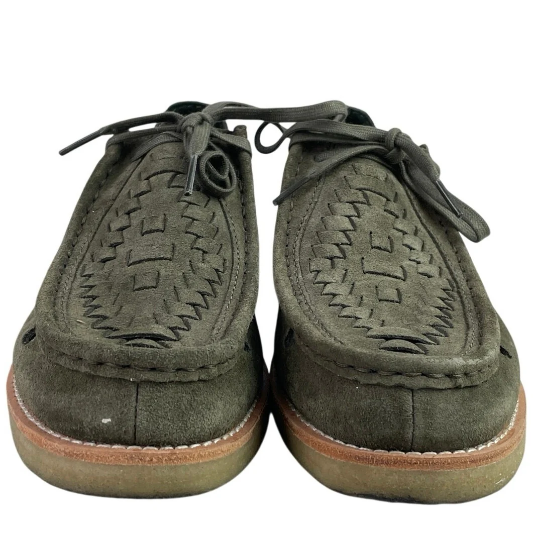 KITH Ronnie Fieg Clarks 8th St Brixham Green Suede Leather Low Top Flat Shoes 8 - Image 2