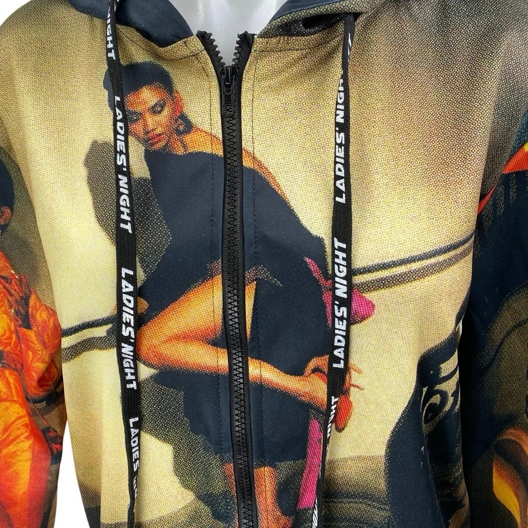 Kool & The Gang Rock & Roll Hall of Fame Ladie's Night Zip Hoodie Sweatshirt S - Image 4