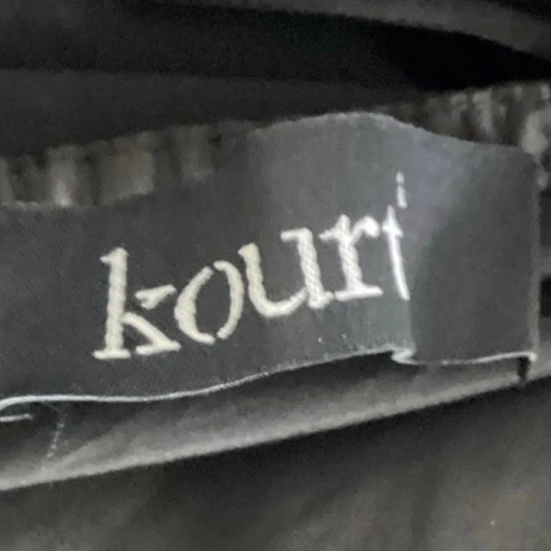 Kourt Black Balloon Half Sleeve Square Neck Tie Back Mini A Line Dress Size L - Image 4